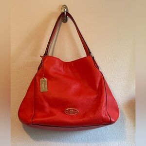 coach edie extra large shoulder bag #33547
